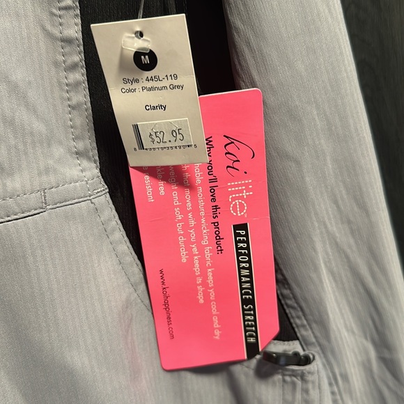 Koi Lite 445L Limited Edition Clarity Jacket Platinum Gray Medium - Picture 4 of 8